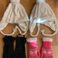 Guanti e cappelli bambina