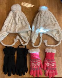 Guanti e cappelli bambina