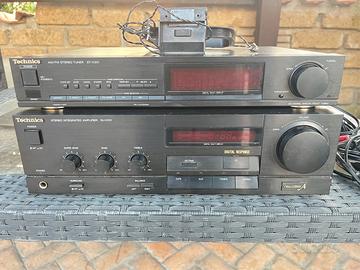 Amplificatore e Radio della Tecnics  e casse