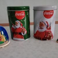 Due Barattoli, Sfera & Statuina con Babbo Natale 