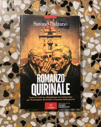 Libro Saverio Balzano “Romanzo quirinale”