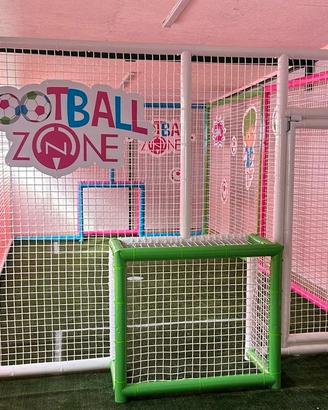 Campo da calcio 3x6x2,,70 mt con kit trasformazion