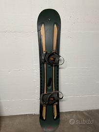 Snowboard Santa Cruz 162 con attacchi Ride