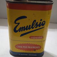latta vuota vintage cera Emulsio anni 60 