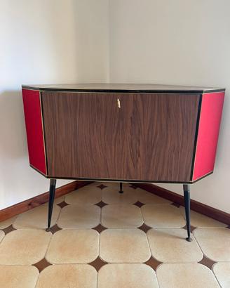 Mobile bar ad angolo vintage