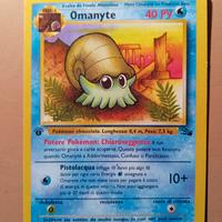 Carta Pokemon Omanyte 1°ed. n.52