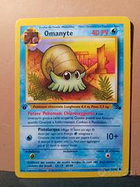 Carta Pokemon Omanyte 1°ed. n.52