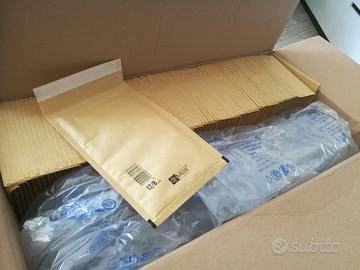 10 Buste imbottite 12x21,5 cm modello 12/B bolle