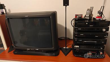 impianto stereo Sony con casse bose 