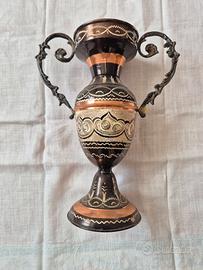 Vaso decorativo in rame