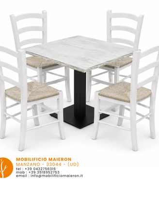 Tavolo Sedie per Ristoranti Bar Pizzerie Cod113