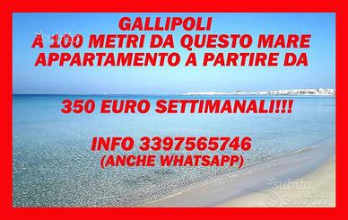 Gallipoli economico appartamento Lido S.Giovanni