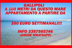 Gallipoli economico appartamento Lido S.Giovanni