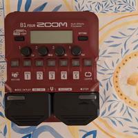 Pedale multi effetto per basso zoom "B1 four"