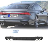 DIFFUSORE AUDI A7 S LINE 19- LOOK S7 + TERMINALI D
