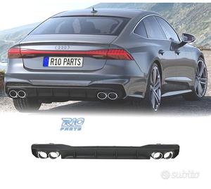 DIFFUSORE AUDI A7 S LINE 19- LOOK S7 + TERMINALI D