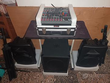 impianto audio completo 