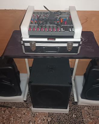 impianto audio completo 