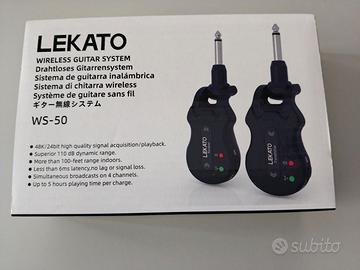 Lekato WS-50 5.8 Ghz trasmettitore Chitarra  basso