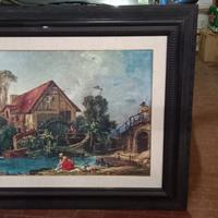 Quadro con cornice antiquariato 120X90h