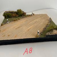 Diorama base 25x30 scala 1/35 modellismo tamiya