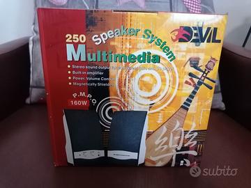 Sistema audio devil 250 speaker multimedia