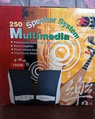 Sistema audio devil 250 speaker multimedia
