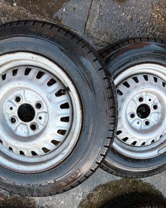 3 Ruote rimorchio nuove 145r13c