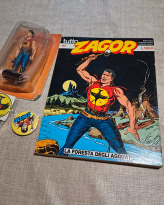 fumetto tutto zagor nr.1 + gadget 