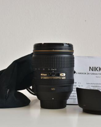 Nikon 24-120 f/4G ED VR GARANZIA NITAL come nuovo