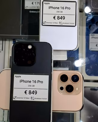 Iphone 16 pro 256gb nero