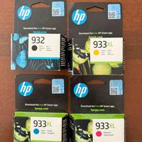Set 4 Cartucce HP 932/933XL Originali Sigillate
