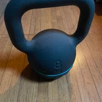 Kettlebell ghisa-base in gomma 8kg