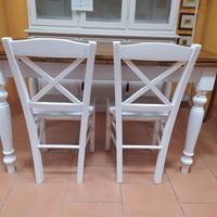 Tavolo massello cucina sala country 140 cm