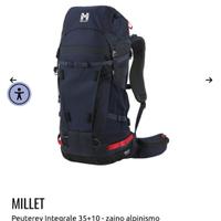 Zaino millet peuterey 35 +10