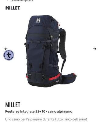 Zaino millet peuterey 35 +10