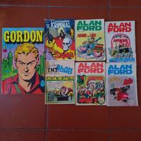 Lotto corno misto alan ford, gordon, kriminal, tnt