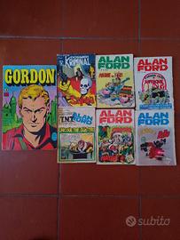 Lotto corno misto alan ford, gordon, kriminal, tnt