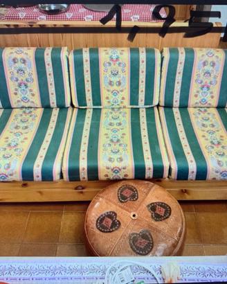 divano letto stile montagna