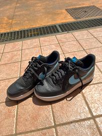 Nike Air Force 1 '07 Bassa Nero University Blu