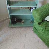 mobiletto porta TV con vetrinetta 