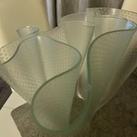 Vaso Cartoccio opalino anni 70/80