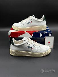 Autry sneakers medalist low bianca verde scuro 39