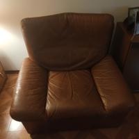 coppia poltrone in pelle anni 70