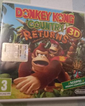 gioco nintendo 3ds Donkey Kong Country Returns 