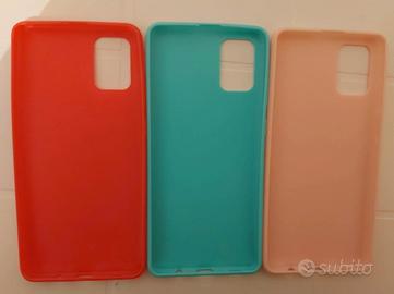 Lotto 3 cover Morbide Silicone Samsung Galaxy A71