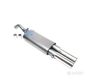 SILENZIATORE DI SCARICO PER VOLKSWAGEN VW GOLF II 