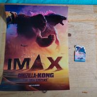 Poster film GodzillaxKong The New Empire + Magnete