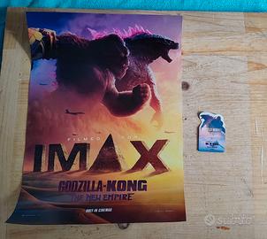 Poster film GodzillaxKong The New Empire + Magnete