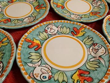 servizio di piatti Vietri